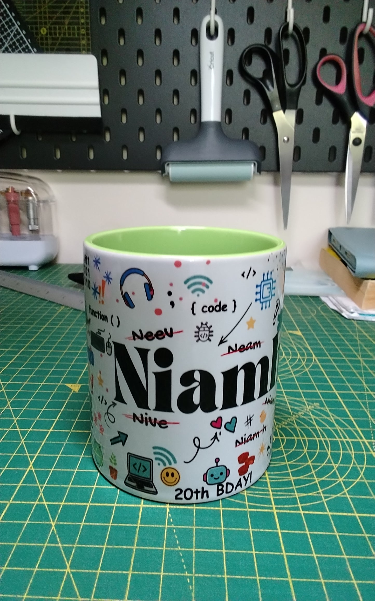 Custom My Favorite Things Mug | Personalized Story Mug | Name & Hobbies Coffee Cup