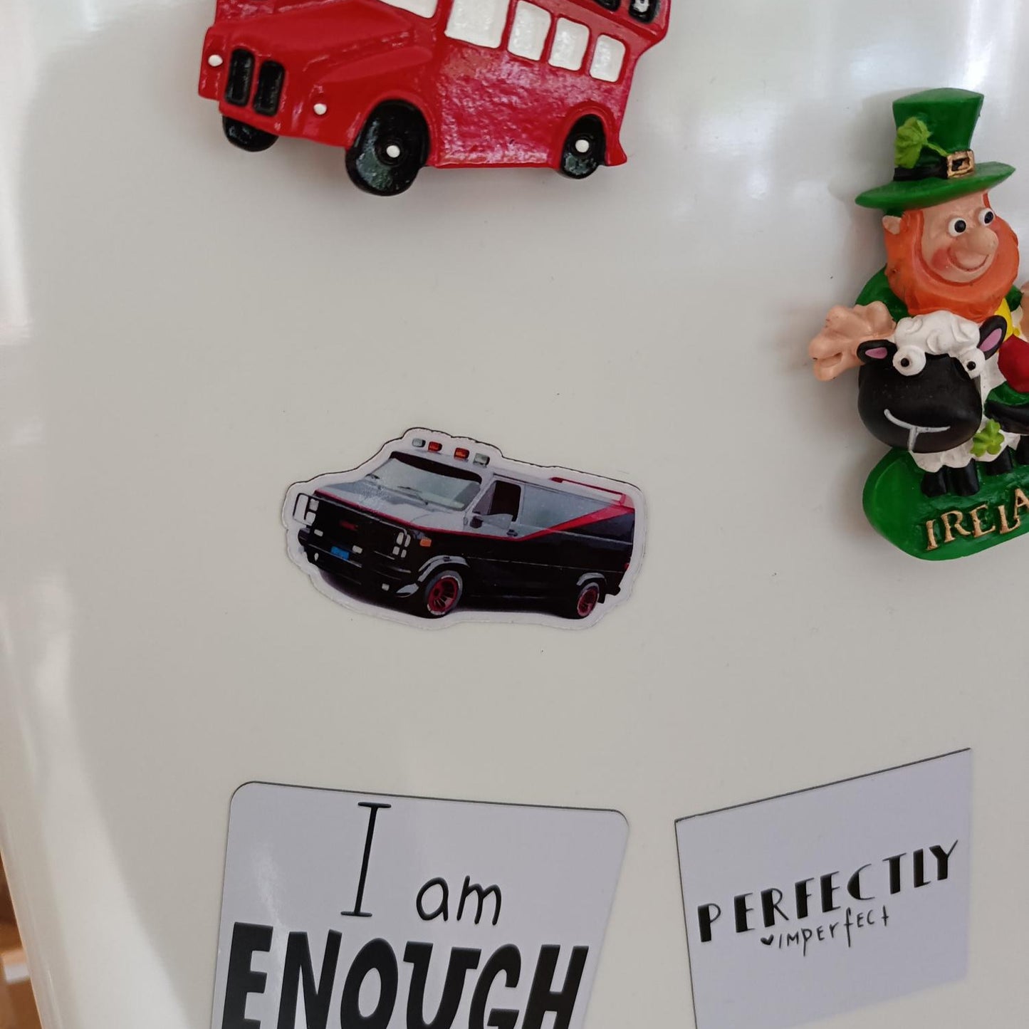80s Team Van Magnet: Your Nostalgia on a Fridge!