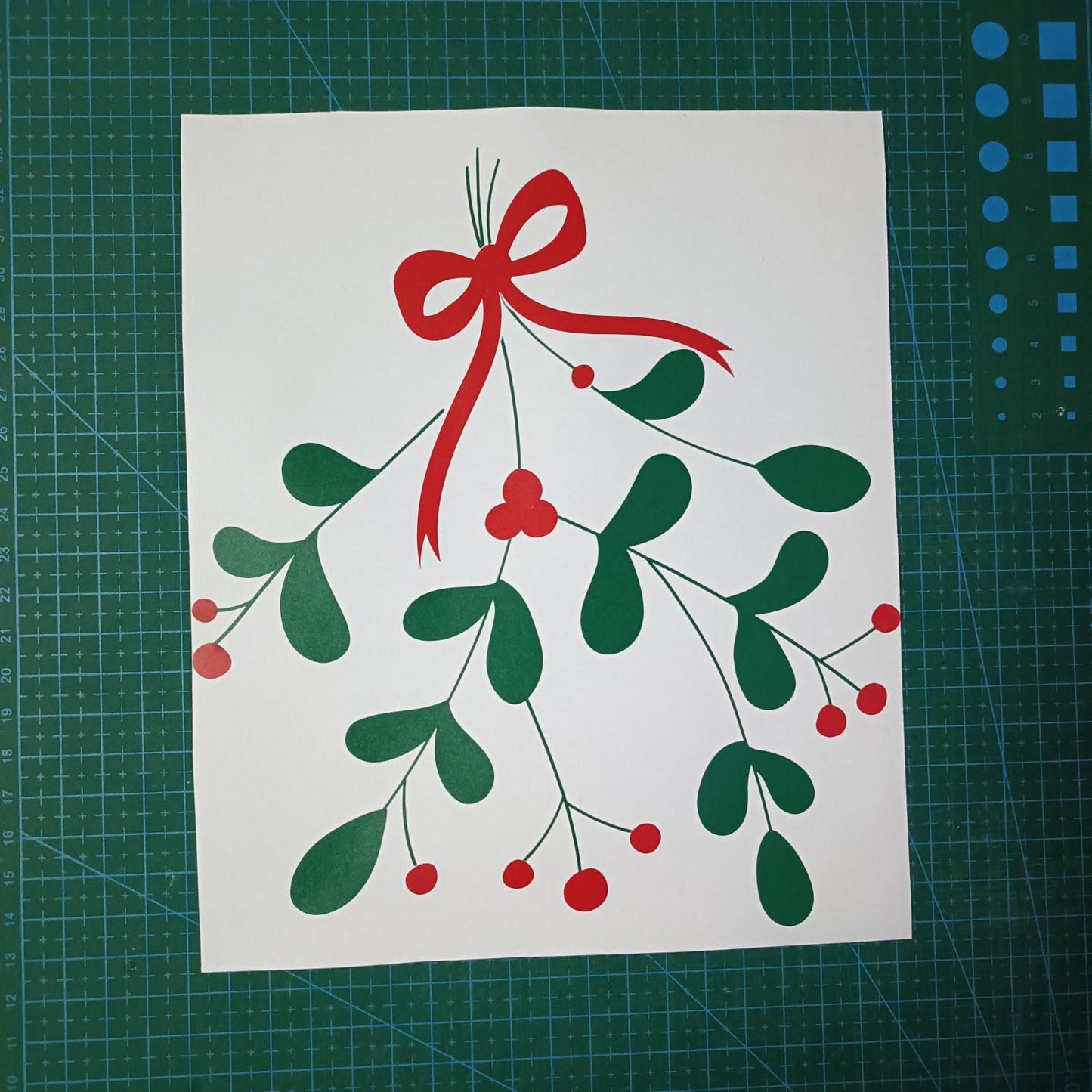 Mistletoe Holy Decal for Christmas Decorations