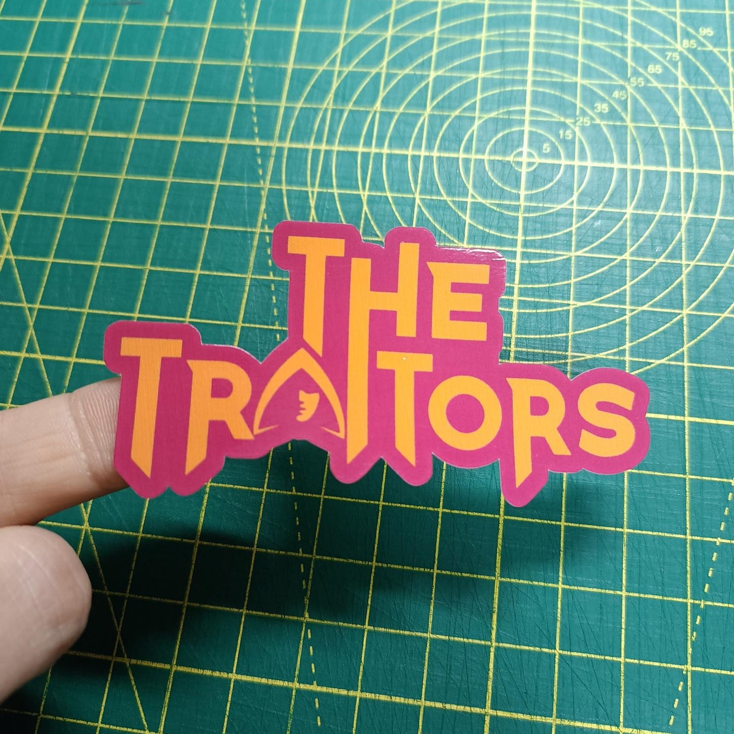 Traitors Inspired Stickers – Funny Reality Game – Waterproof Vinyl Decals for Laptops, Bottles & Journals
