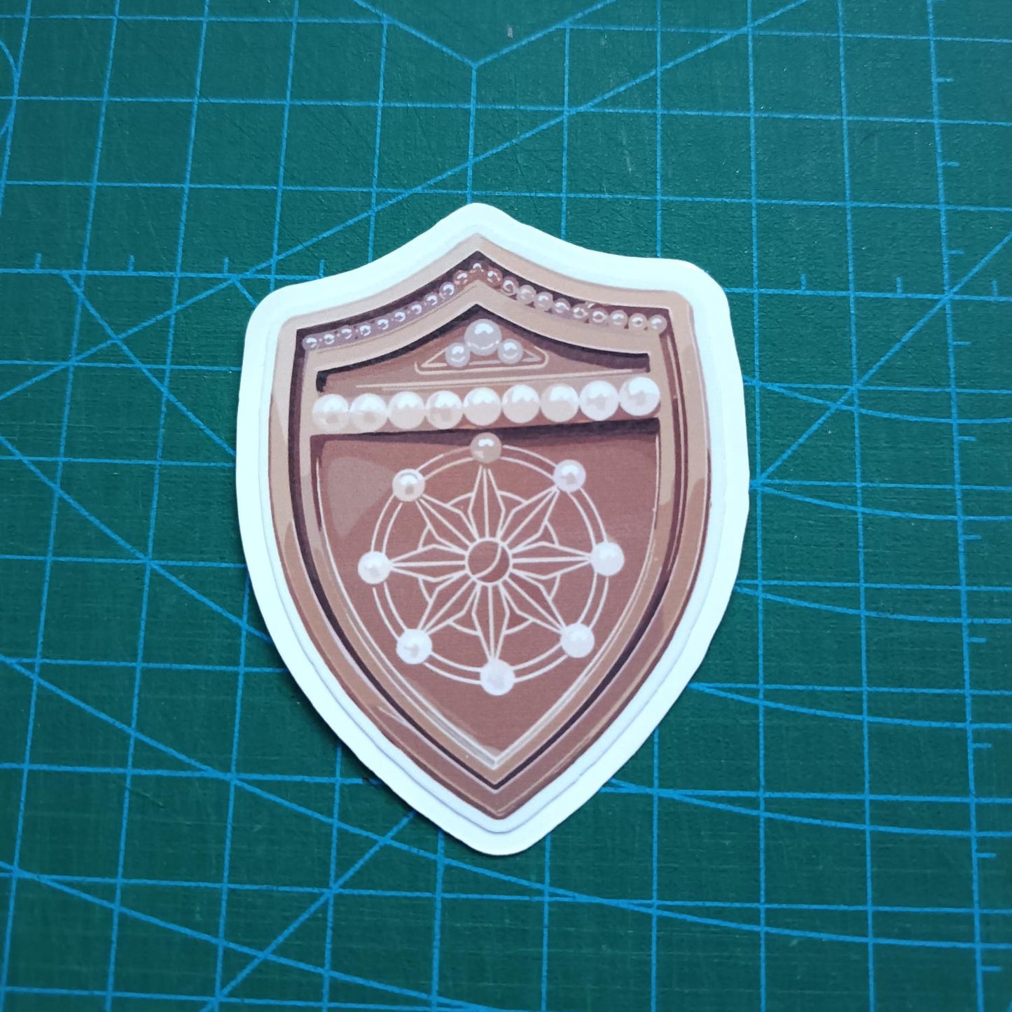 Traitors Shield Inspired Stickers – Funny Reality Game – Waterproof Vinyl Decals for Laptops, Bottles & Journals