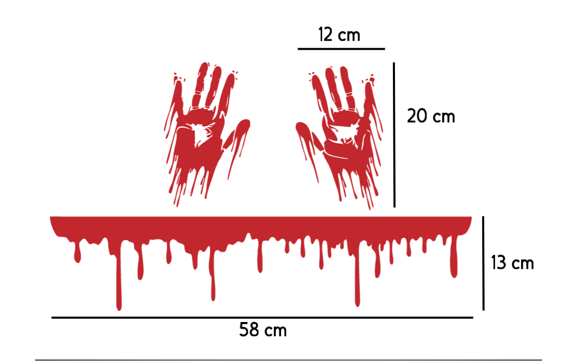 Blood Drips Decal: Your Halloween Decor Essential!