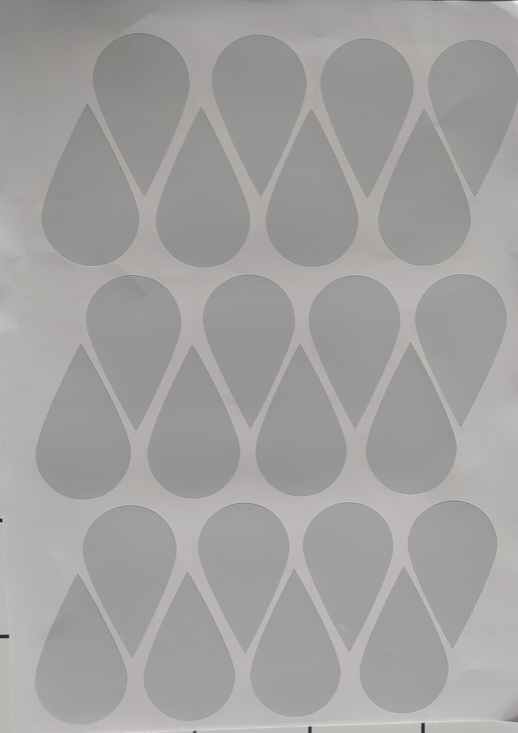 Adorable Rain Drop Stickers for Kids’ Room Decor