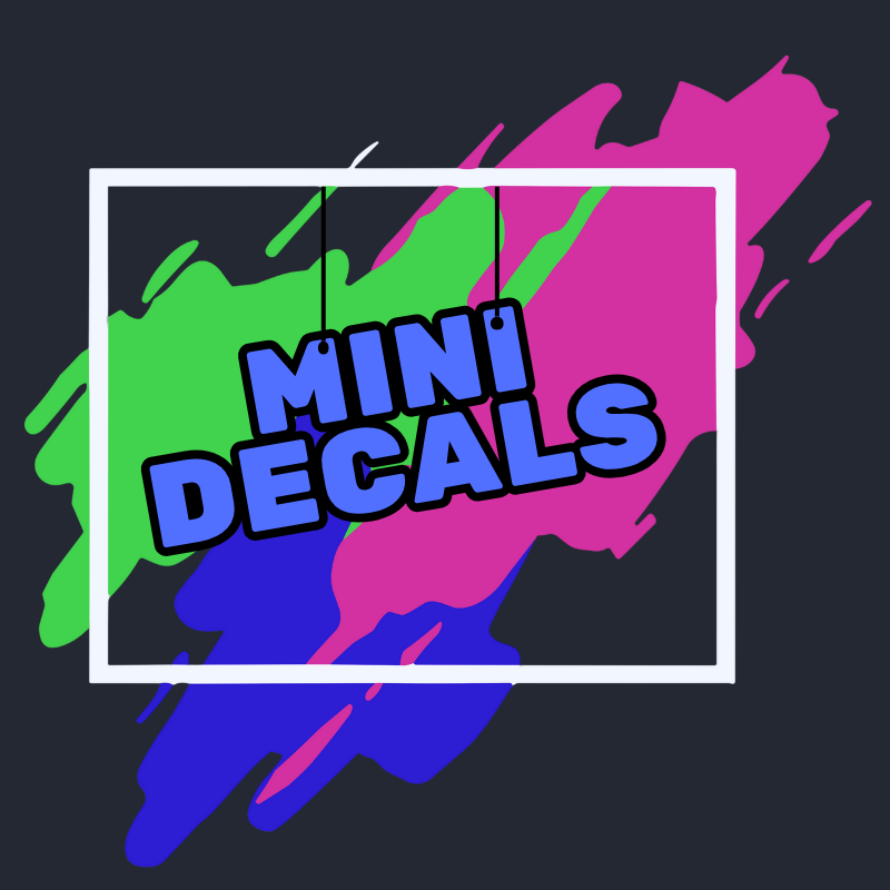 Mini decals