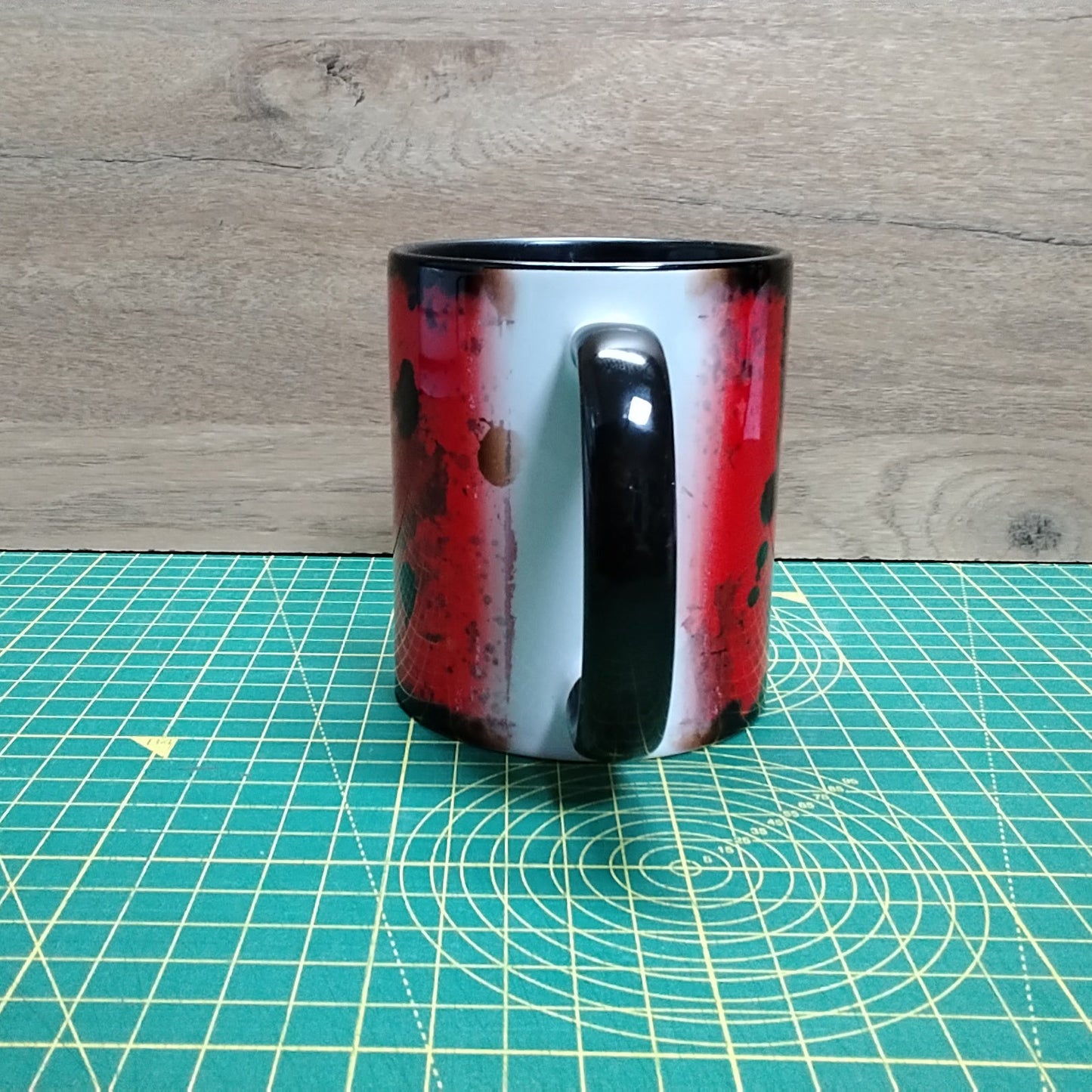 Milwaukee-Inspired Grunge Style Ceramic Mug – Black Interior – 11oz Coffee Cup Gift