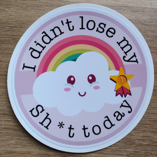 Chill Vibes Only: Don't Lose Your Shit Stickers