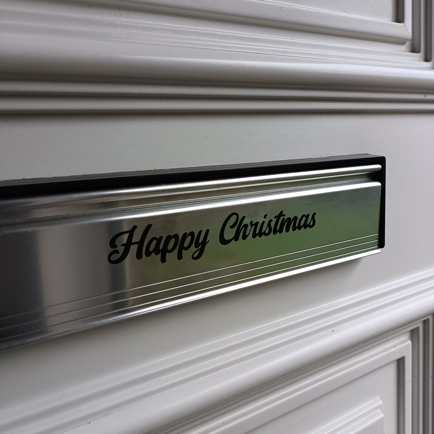 Happy Christmas Letterbox Vinyl Decal Christmas Home Decorations