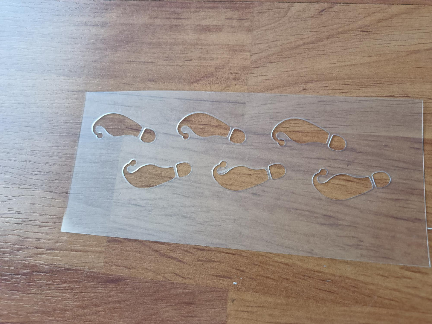 Stencils Christmas Santa Elf Reindeer Footprints Snow FootPrint Christmas Decor