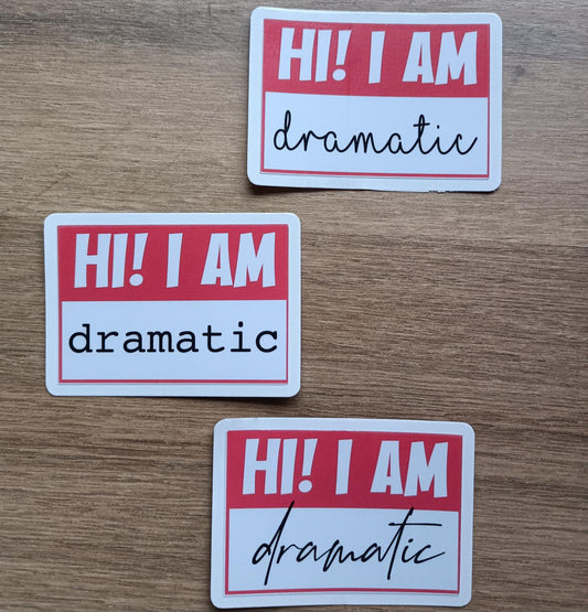 Unleash Your Inner Drama with Fun Stickers!