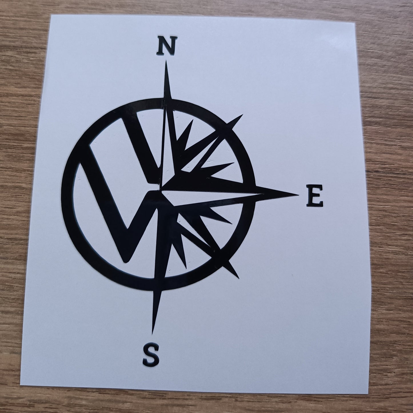 Compass vinyl Decal Car Window Bumper vanlife lovers campervan decal VDub