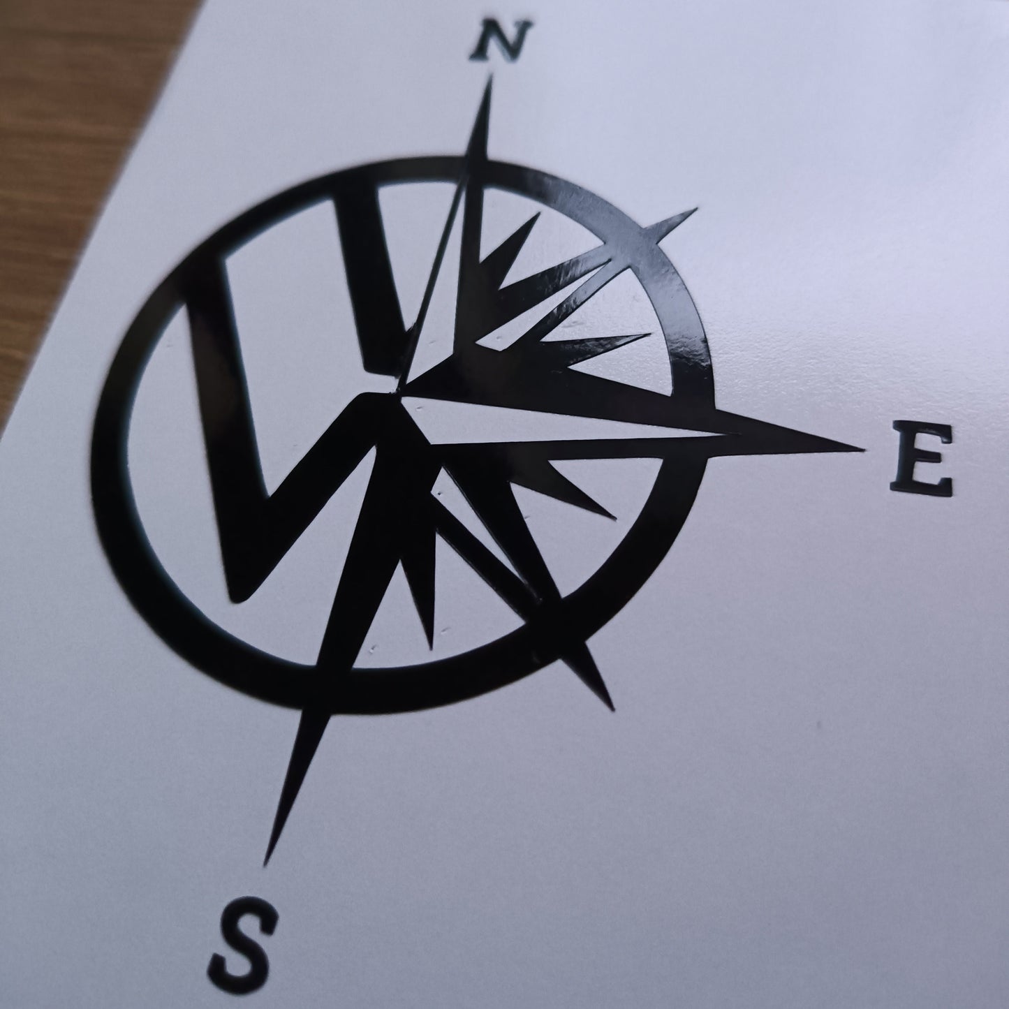 Compass vinyl Decal Car Window Bumper vanlife lovers campervan decal VDub