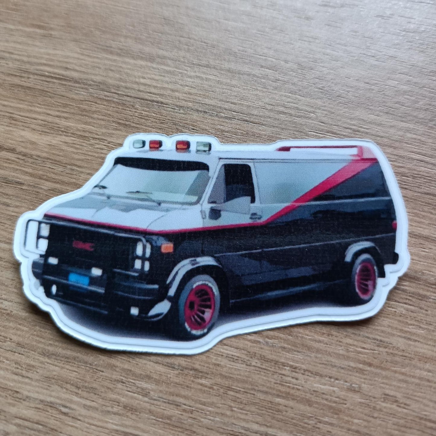 A-Team Van Waterproof Vinyl Sticker for Retro Lovers