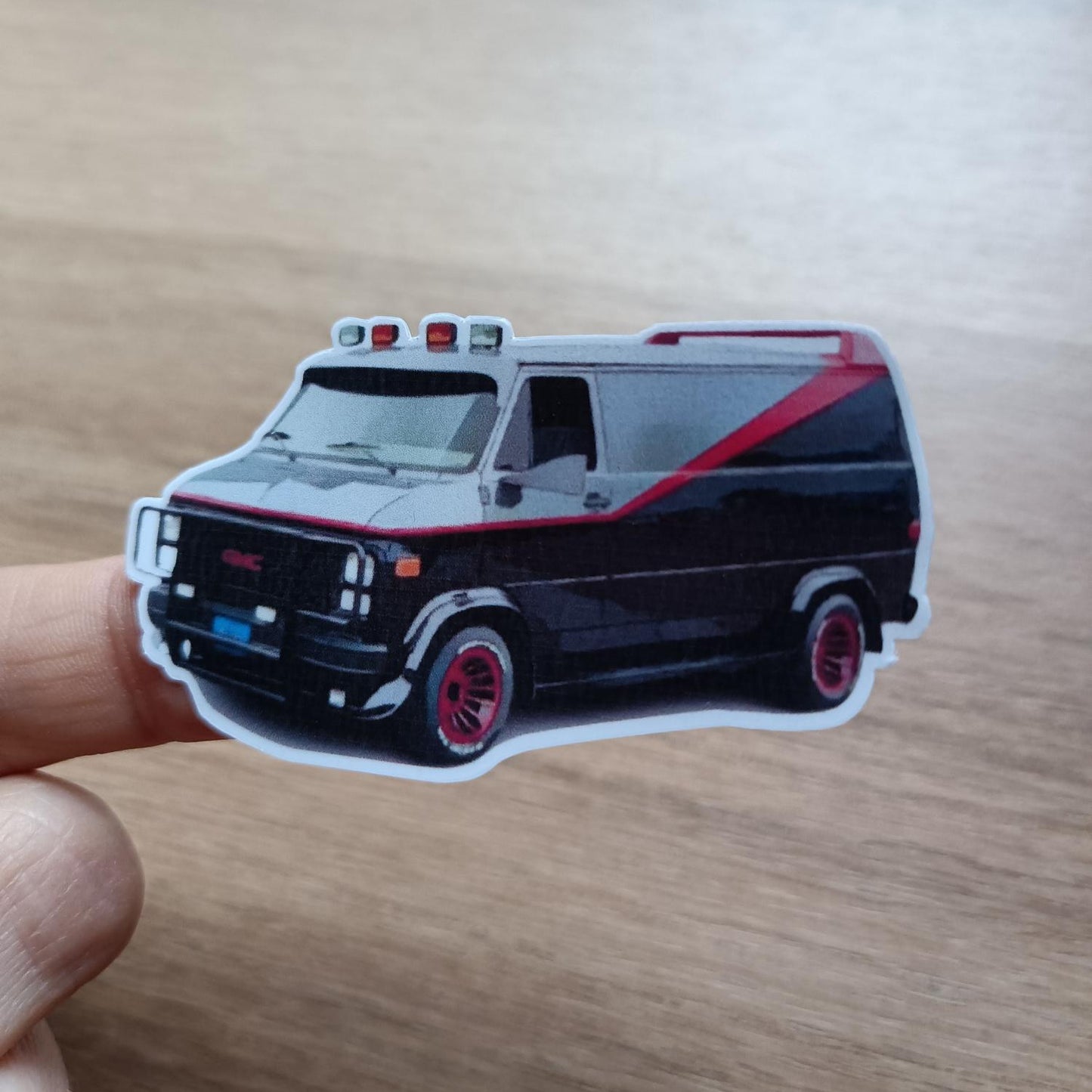 A-Team Van Waterproof Vinyl Sticker for Retro Lovers