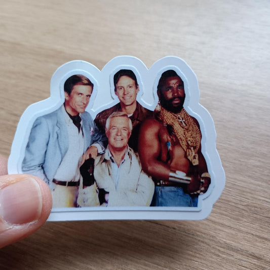 A-Team Waterproof Vinyl Sticker for Retro Lovers