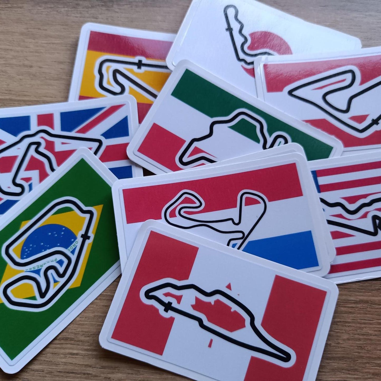 Race Ready: Formula 1 Track Sticker for Fans