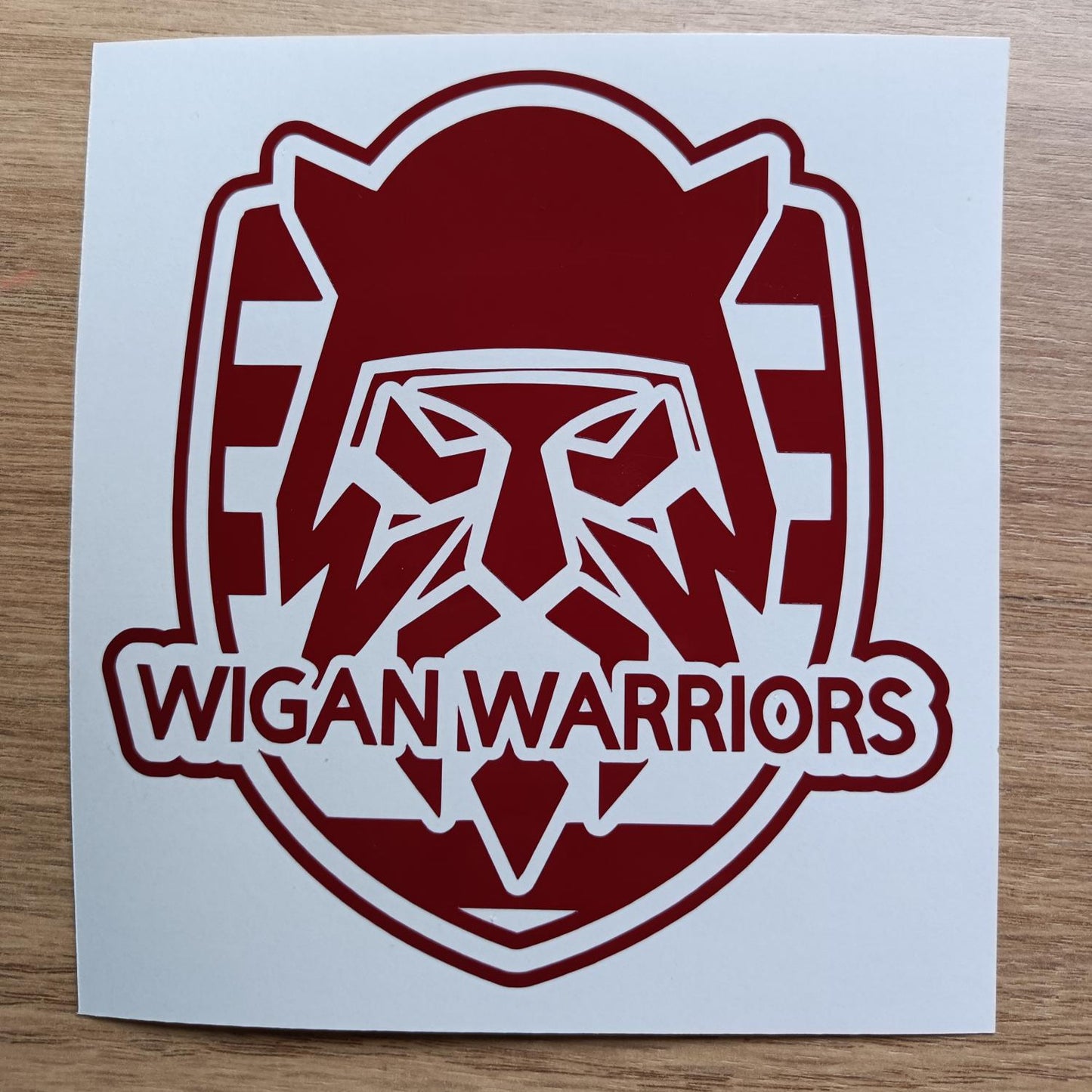 Rugby Warriors Unofficial Vinyl Decal - Bold and Waterproof