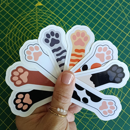 Adorable Cat Paws Vinyl Stickers for Your Stuff!