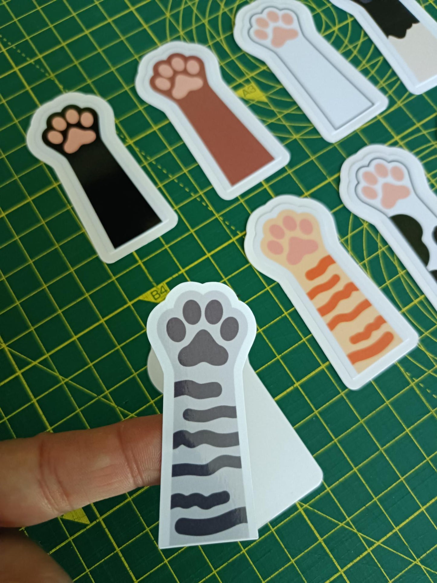 Adorable Cat Paws Vinyl Stickers for Your Stuff!