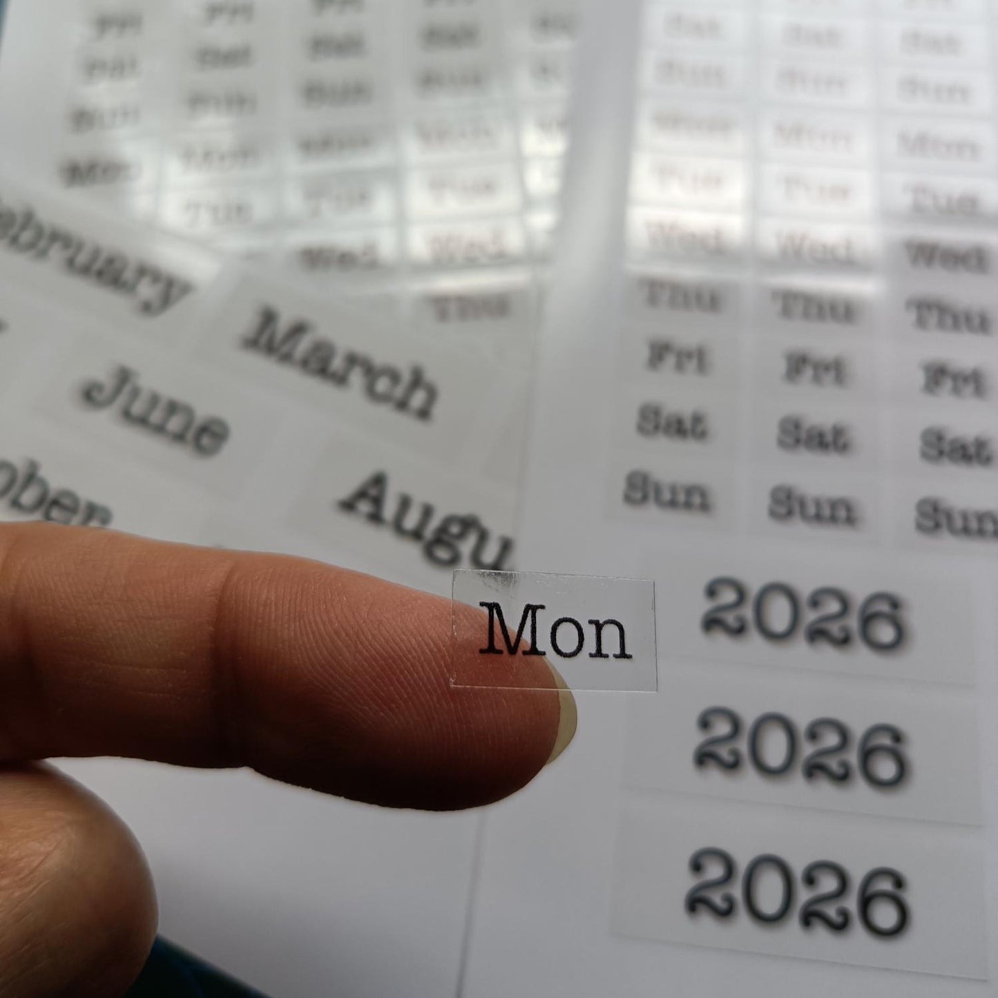 Stick It to 2026: Month & Day Planner Stickers