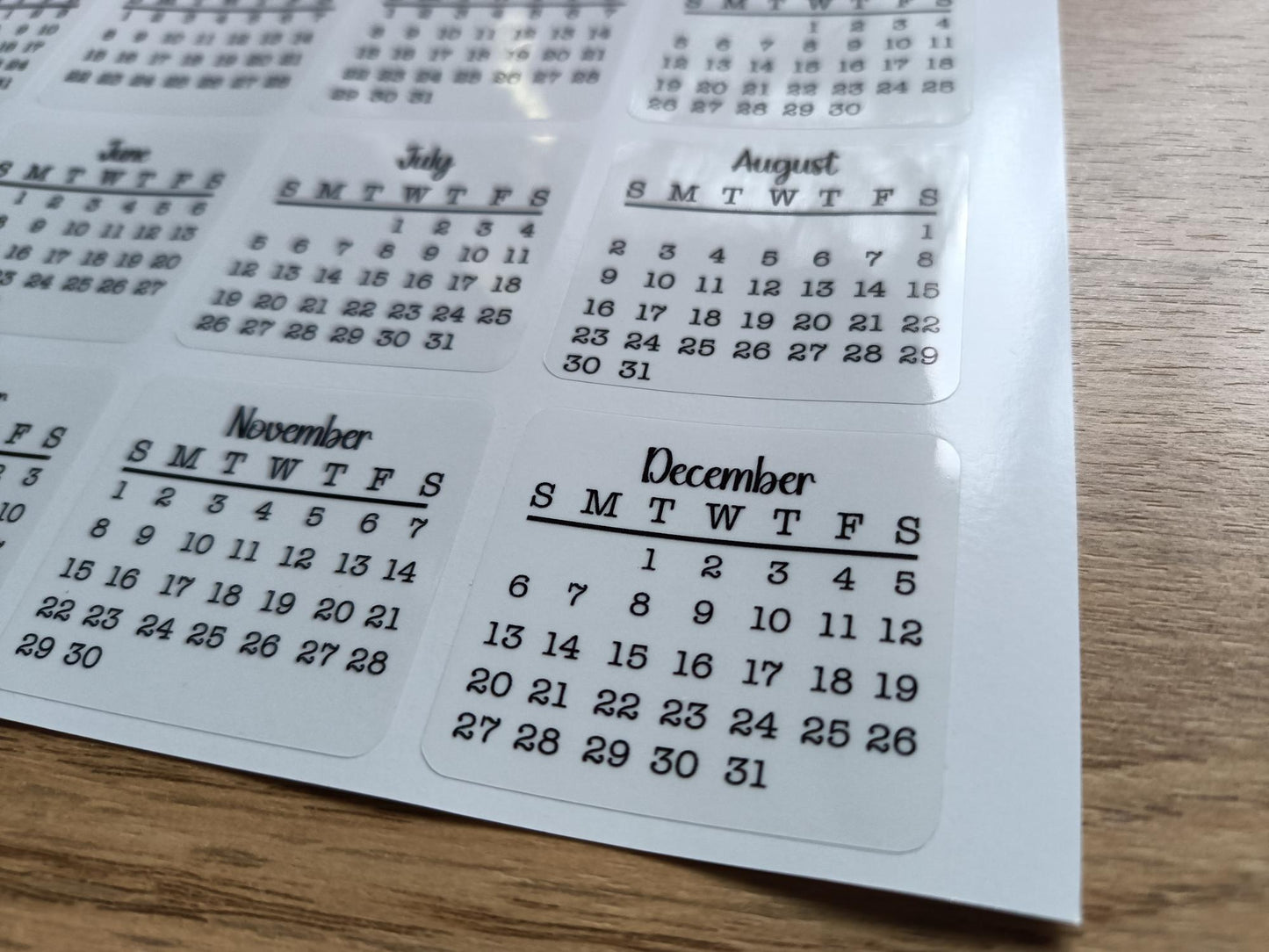 2026 Calendar Stickers Date Planner Stickers Bullet Journal Accessories Scrapbooking Stickers - Planner Organization Essentials