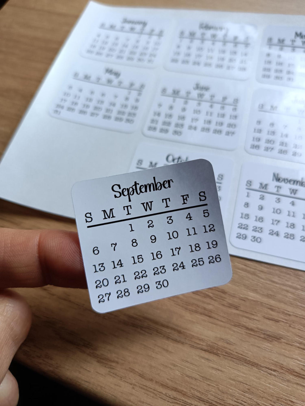 2026 Calendar Stickers Date Planner Stickers Bullet Journal Accessories Scrapbooking Stickers - Planner Organization Essentials