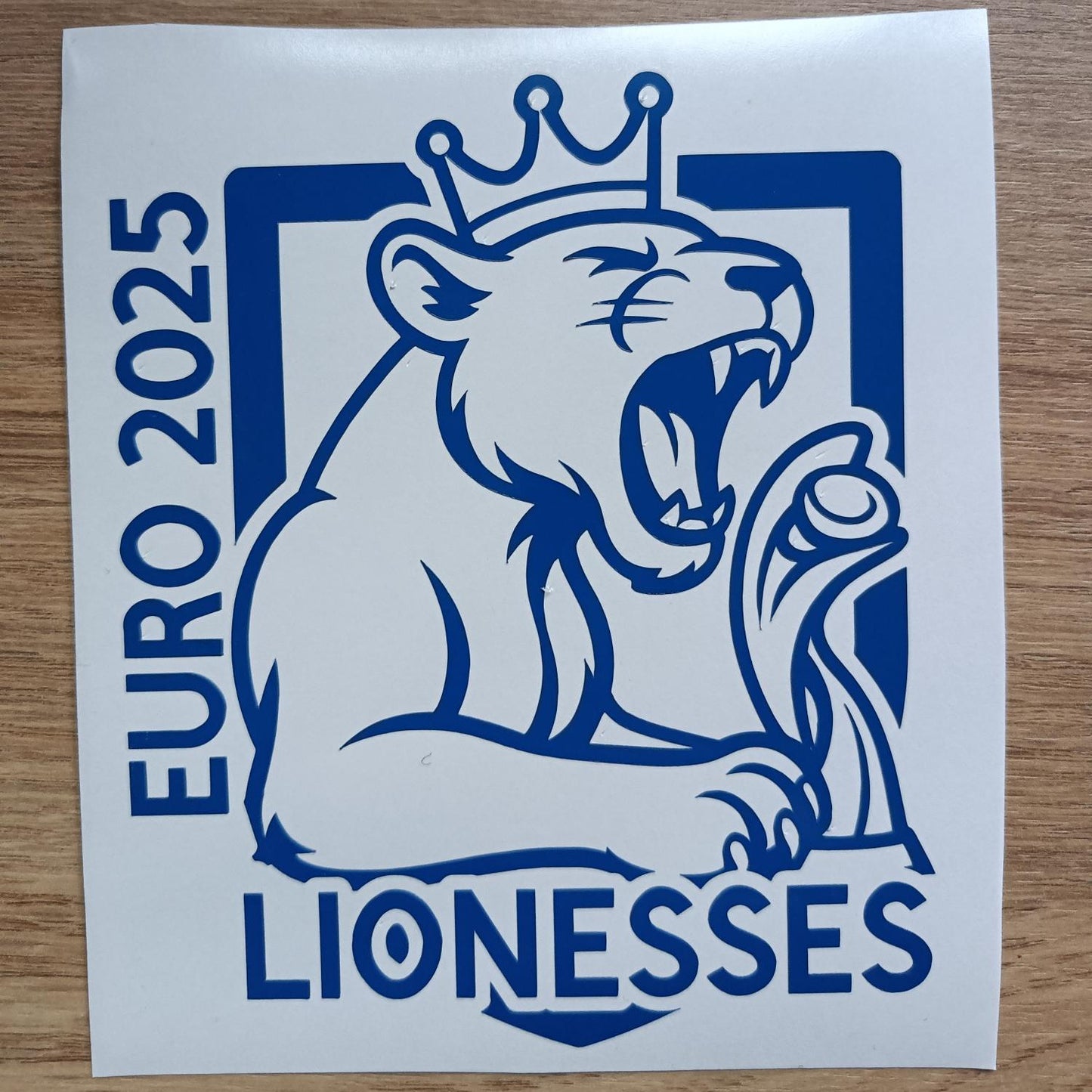 Lionesses 2025 Champions Vinyl Decal - Show Your Pride!