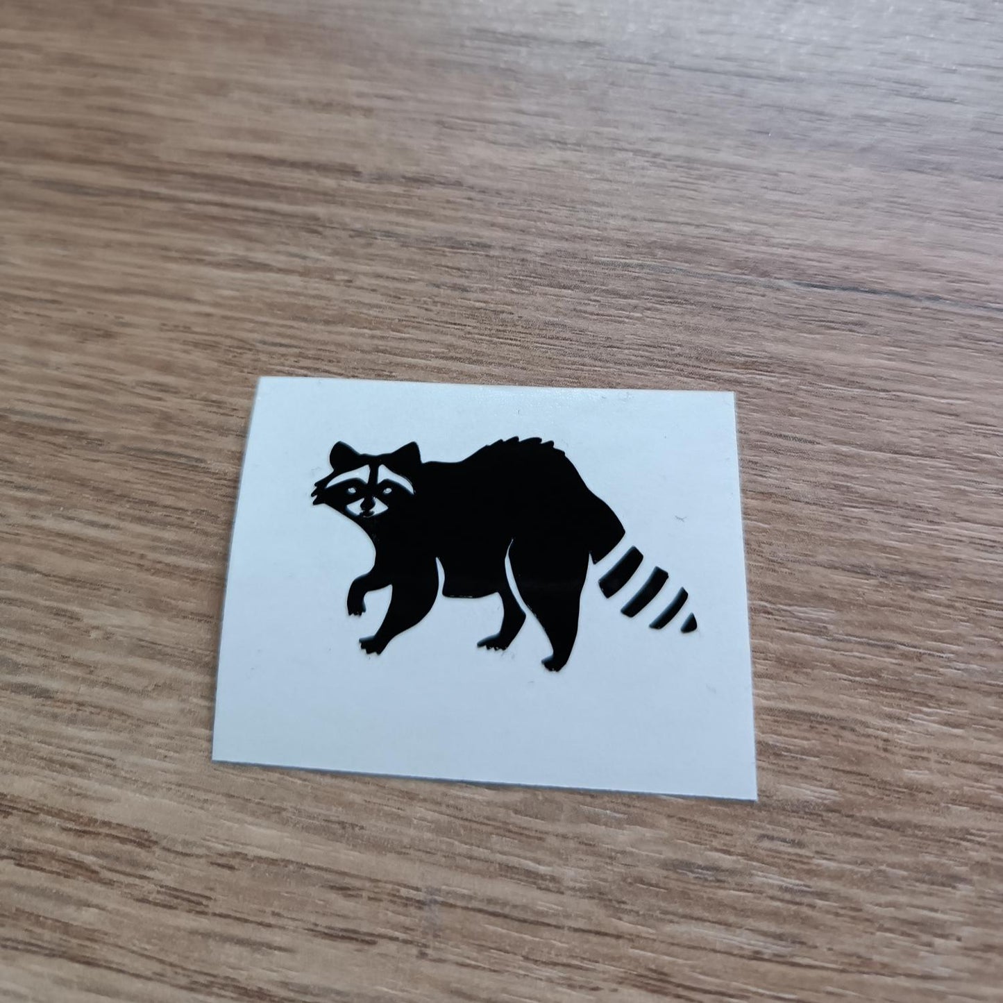 Raccoon Easter egg decal small mini sticker for car windshield mirror windscreen