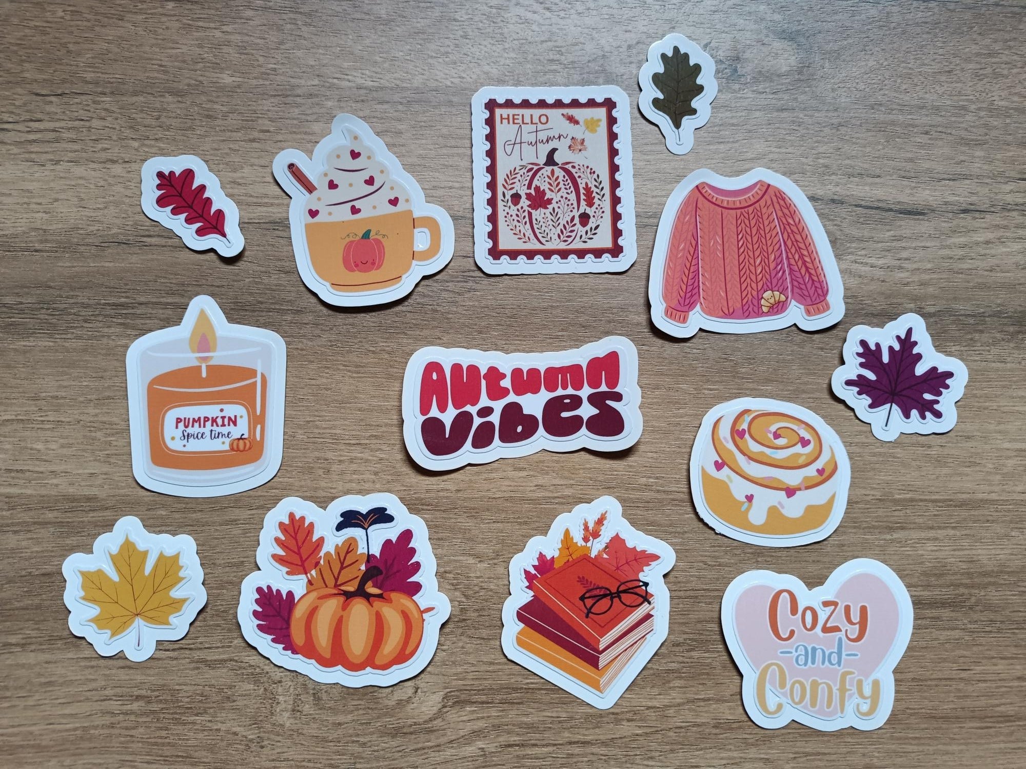 Cozy Autumn Vibes: Pack Stickers for Kindle Kobo E-readers Lovers