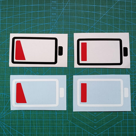 Battery low Decal Social Battery Decal