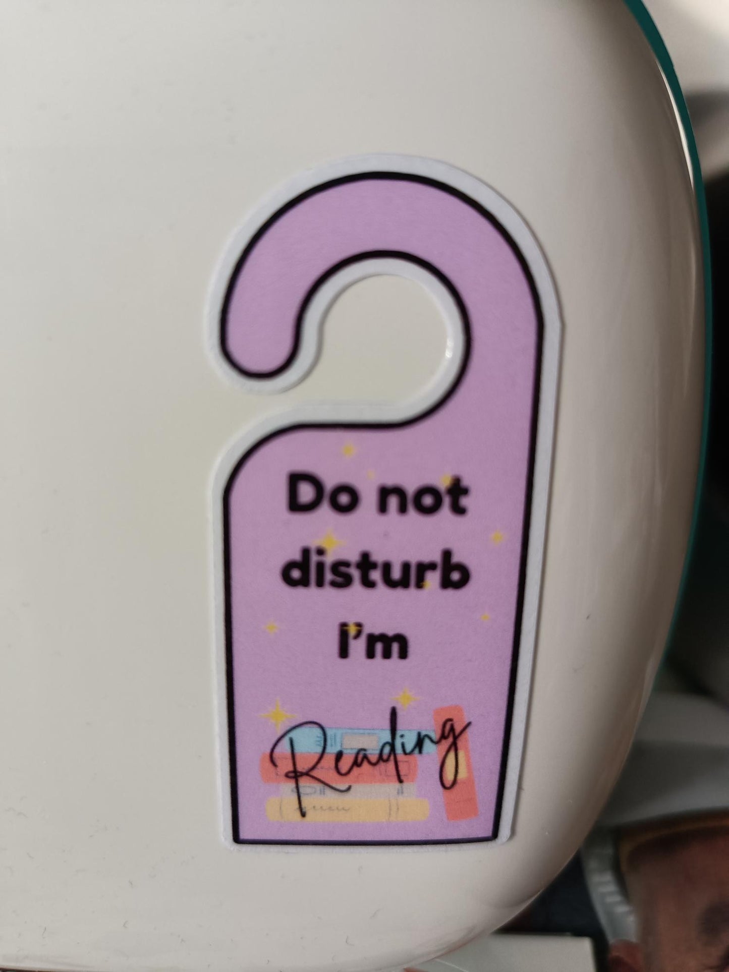 Shhh! I'm Reading - Fun Door Hanger Sticker