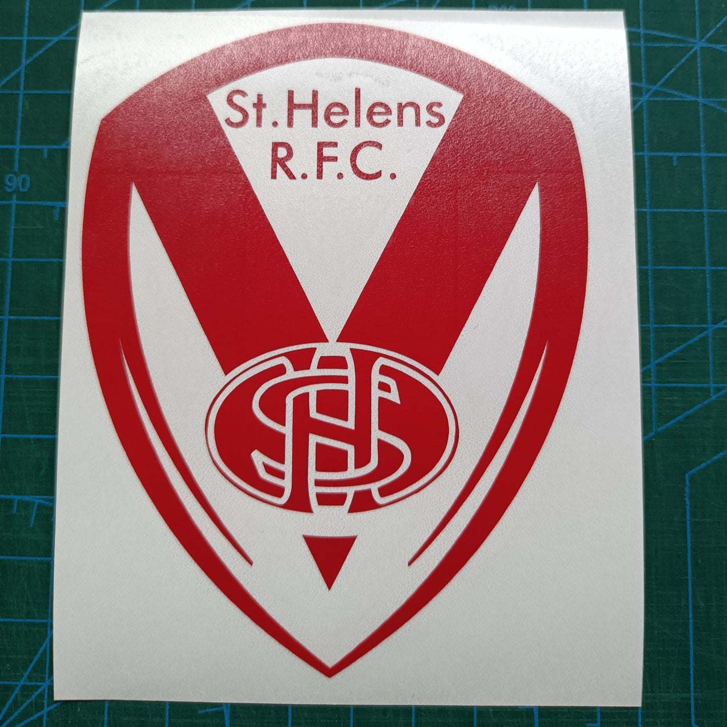 Helens Inspired Rugby Unofficial Vinyl Decal