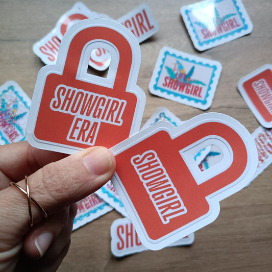 Showgirl Era Padlock Sticker: Add Fun to Your Kindle & Kobo!