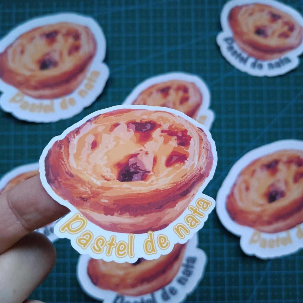 Pastel de Nata Sticker -  Portuguese Custard Tart sticker