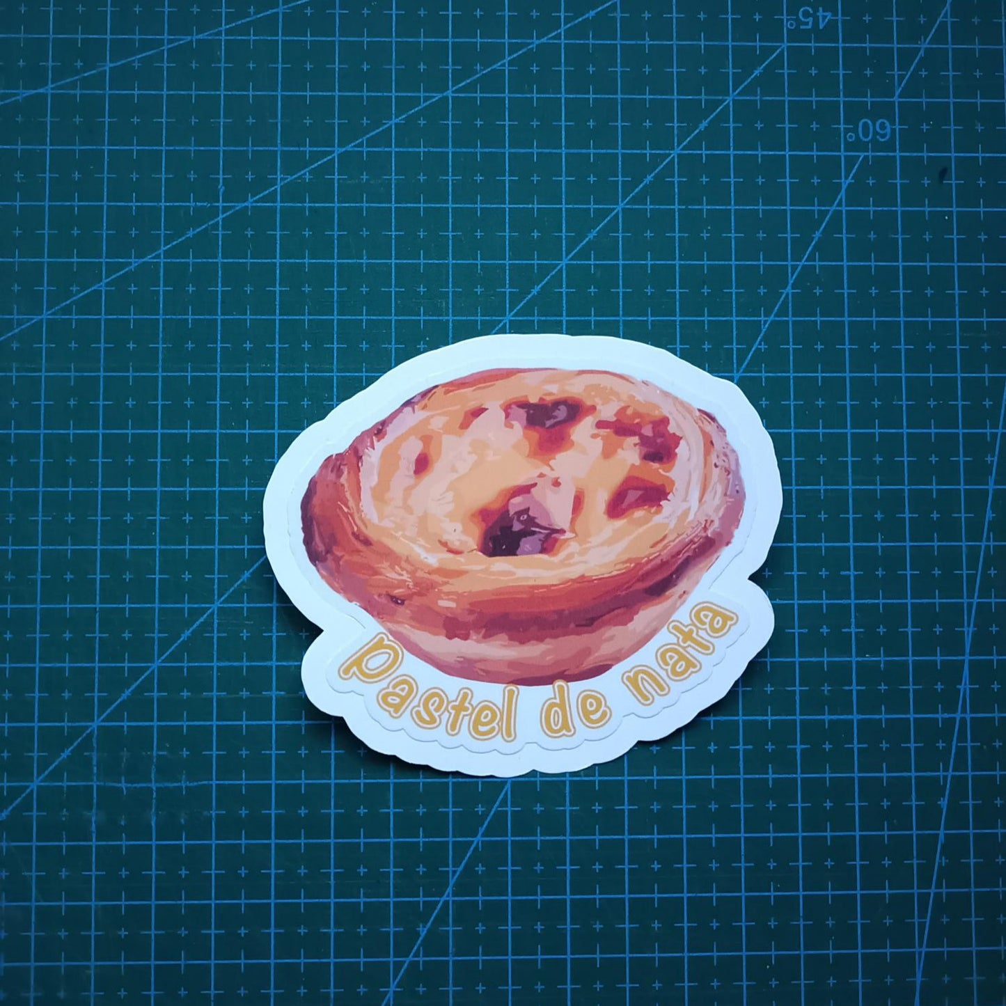 Pastel de Nata Sticker -  Portuguese Custard Tart sticker