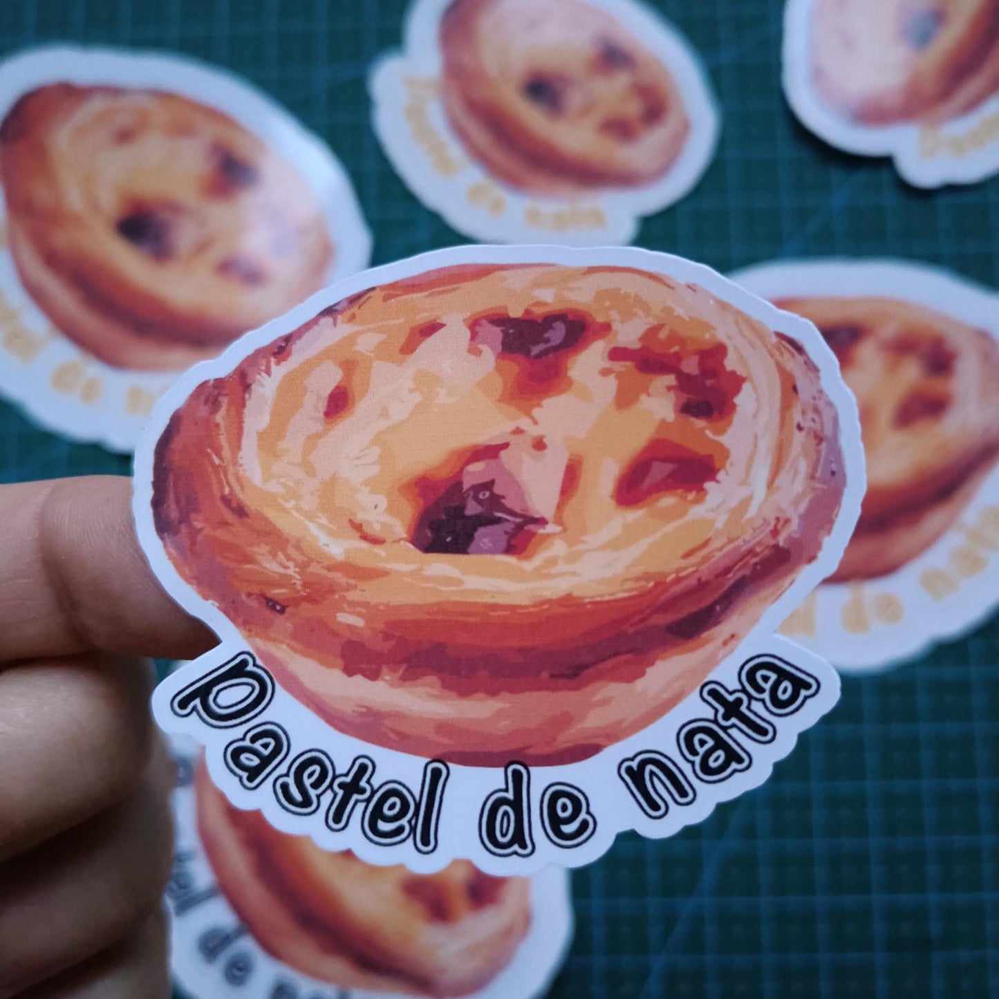 Pastel de Nata Sticker -  Portuguese Custard Tart sticker