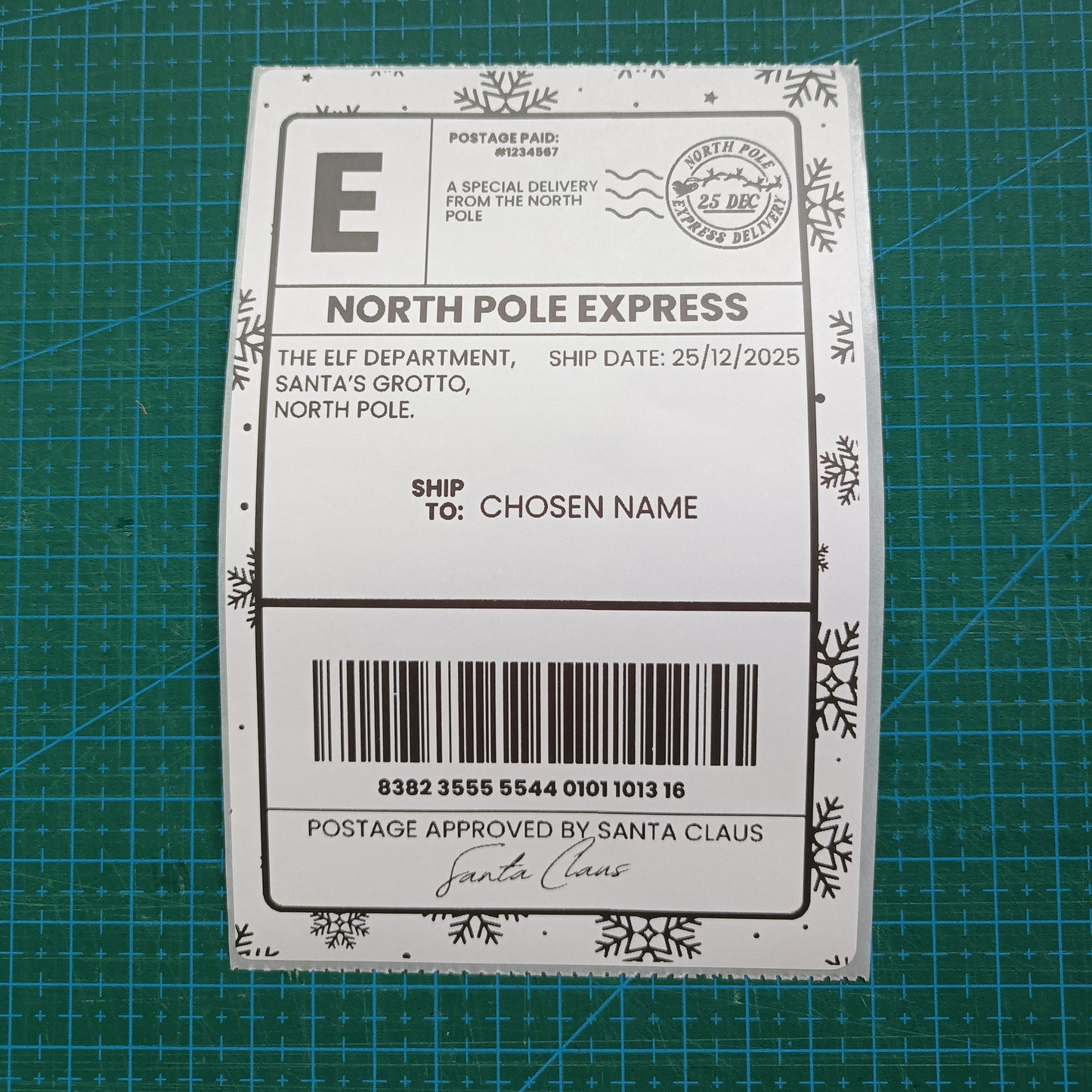 Personalised Christmas Postage Labels - Make It Personal!