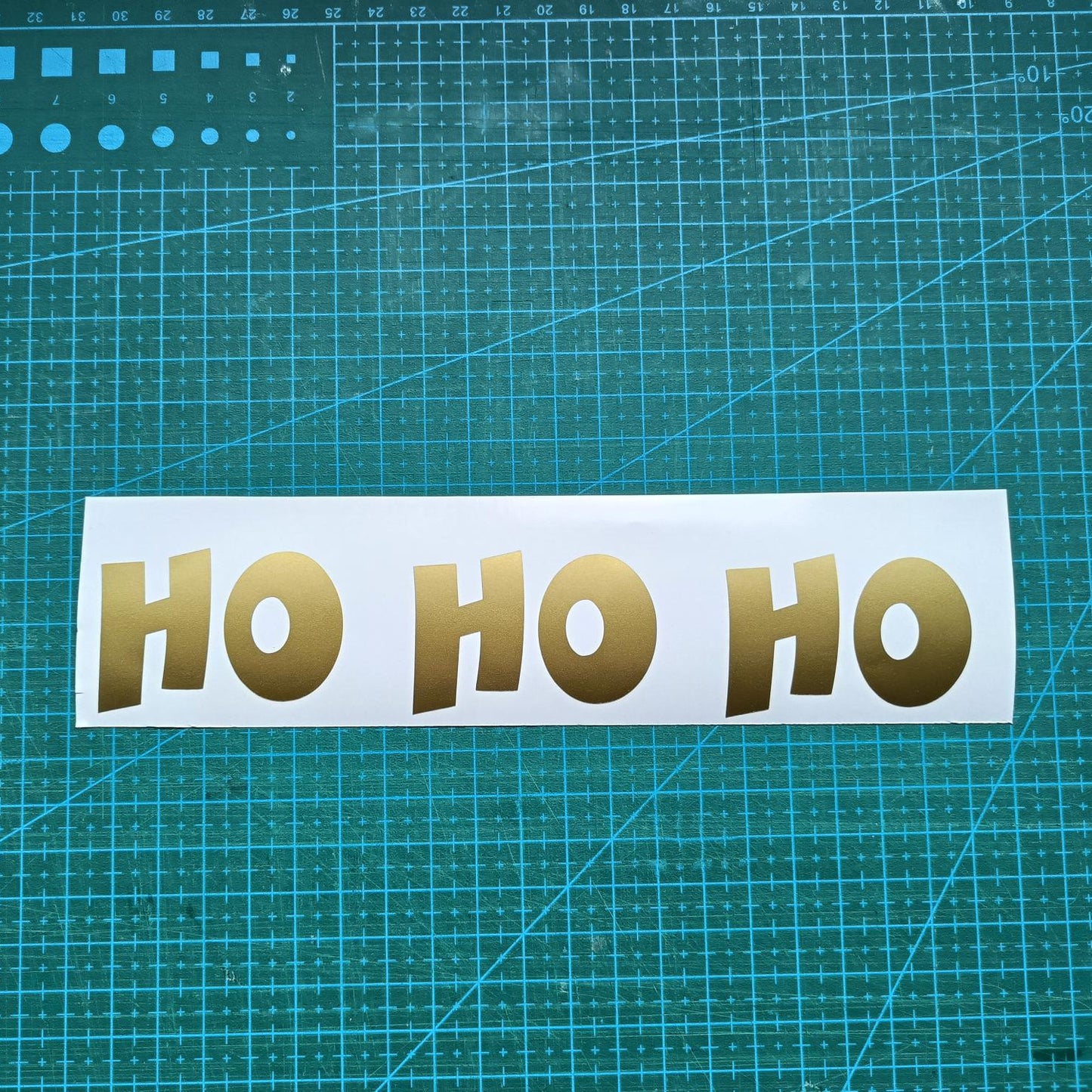 Ho Ho Ho Christmas Word Door Decals for Festive Cheer!