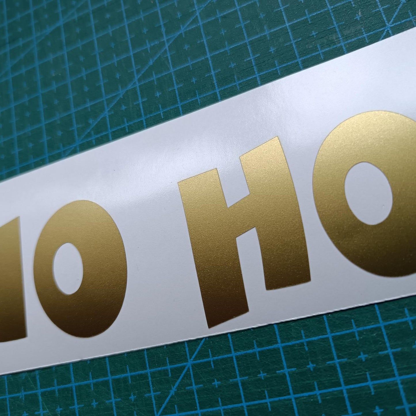 Ho Ho Ho Christmas Word Door Decals for Festive Cheer!