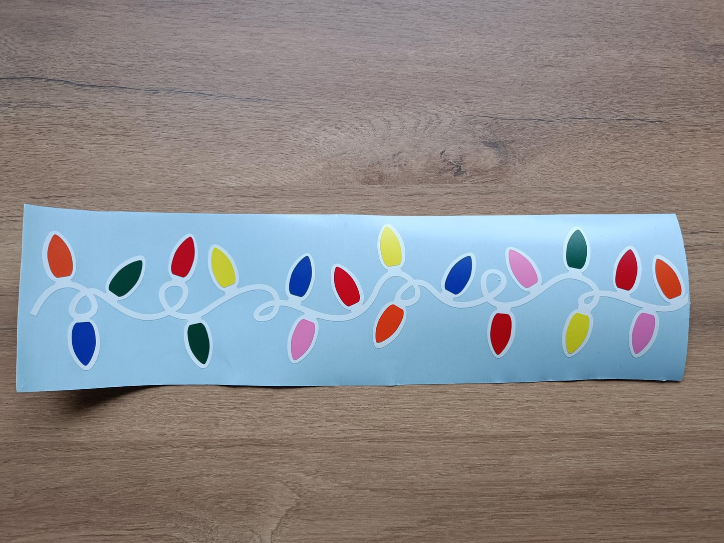 Christmas Lights Wall & Window Decals - Festive Holiday Decor