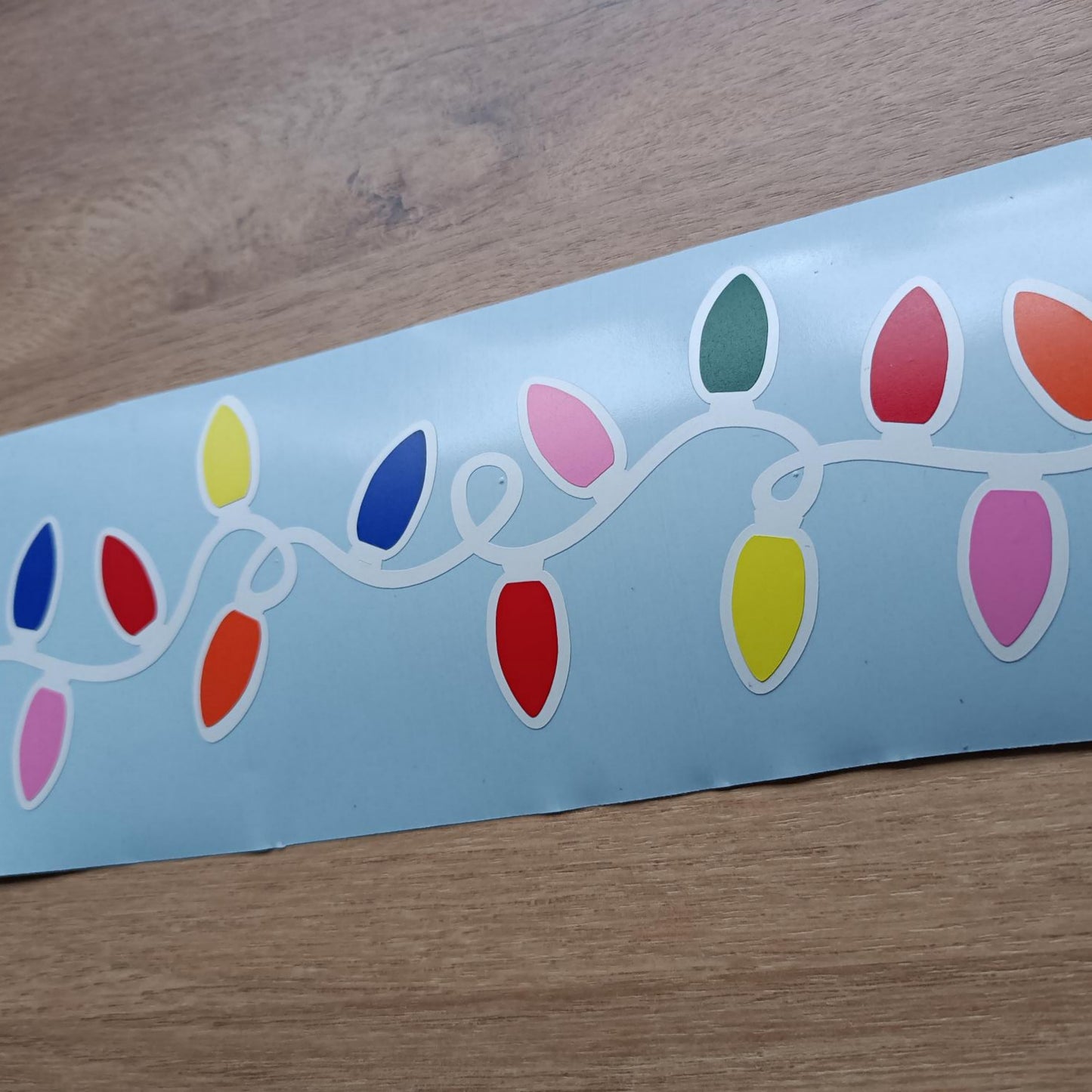 Christmas Lights Wall & Window Decals - Festive Holiday Decor