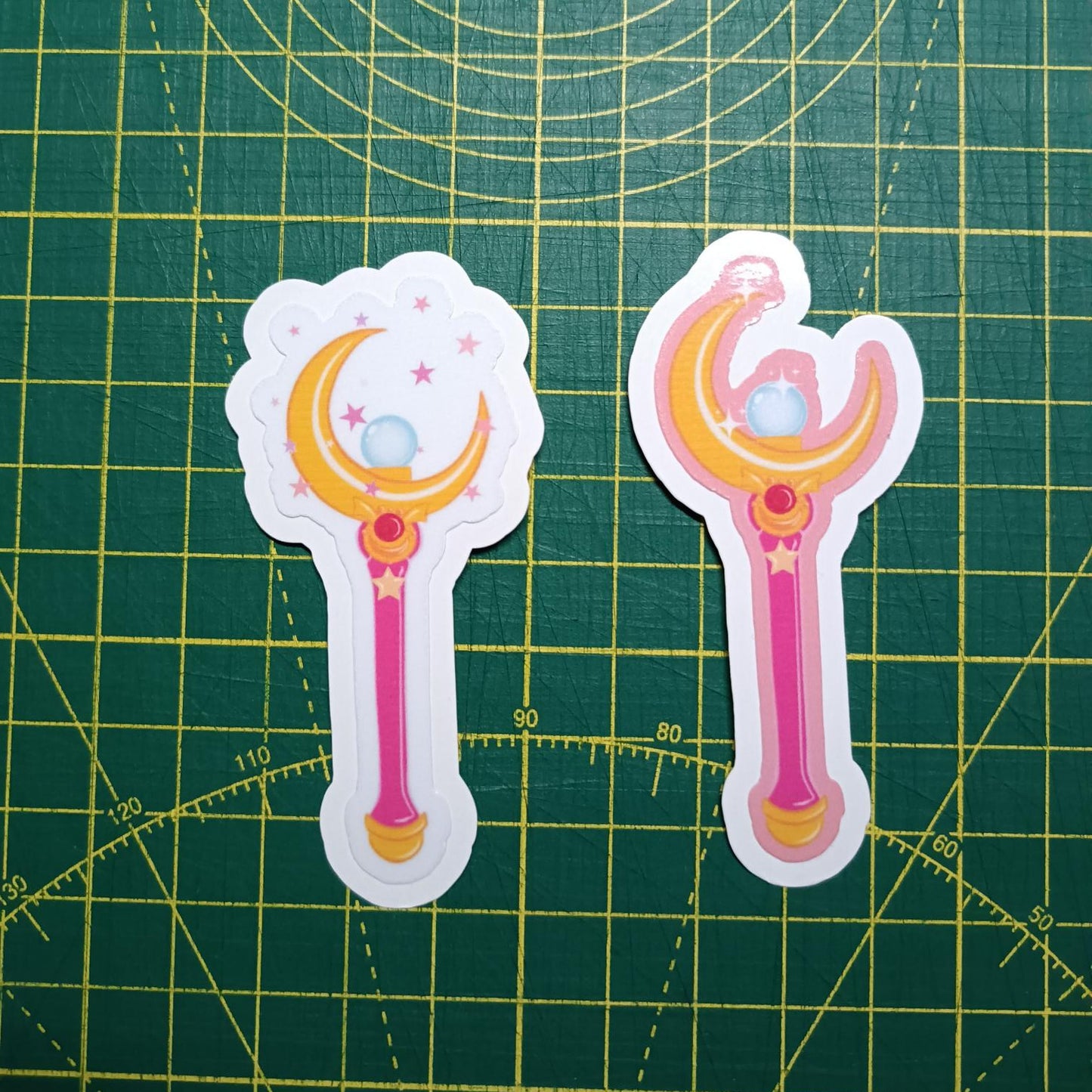 Sailor Moon Wand Sticker | Anime-Inspired Stickers for Planners, Scrapbooking & Laptops | Waterproof sticker