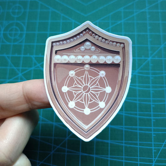 Traitors Shield Inspired Stickers – Funny Reality Game – Waterproof Vinyl Decals for Laptops, Bottles & Journals