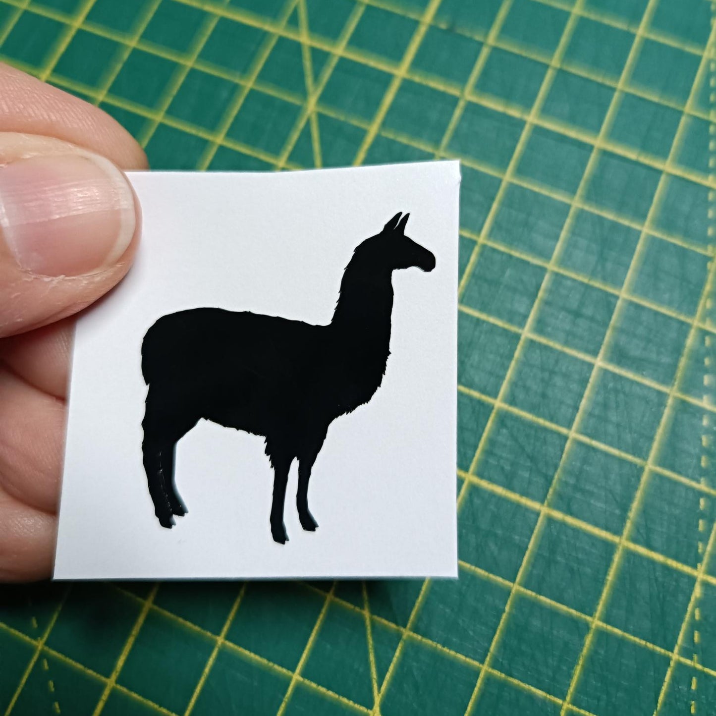 Mini Llama Hidden Decal - Easter Egg Car SUV Decal