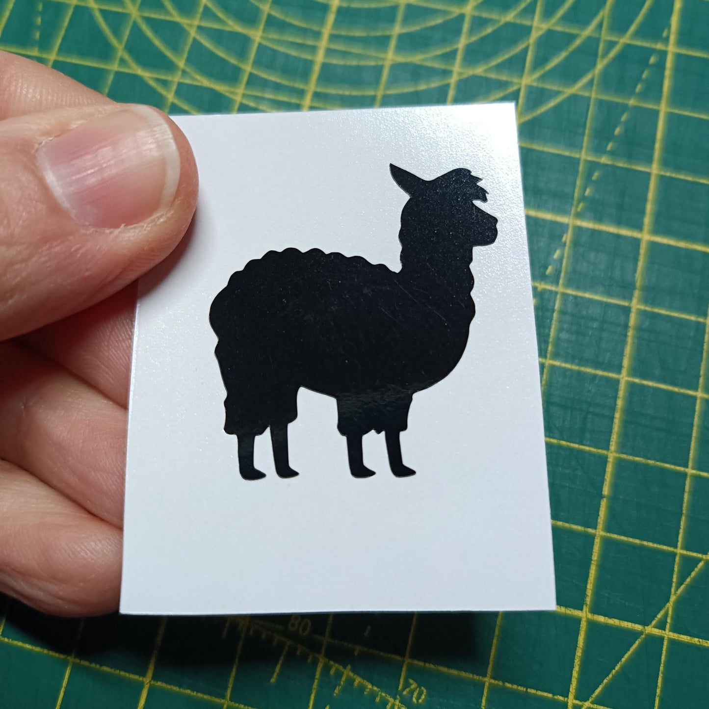 Mini Alpaca Hidden Decal - Easter Egg Car SUV Decal