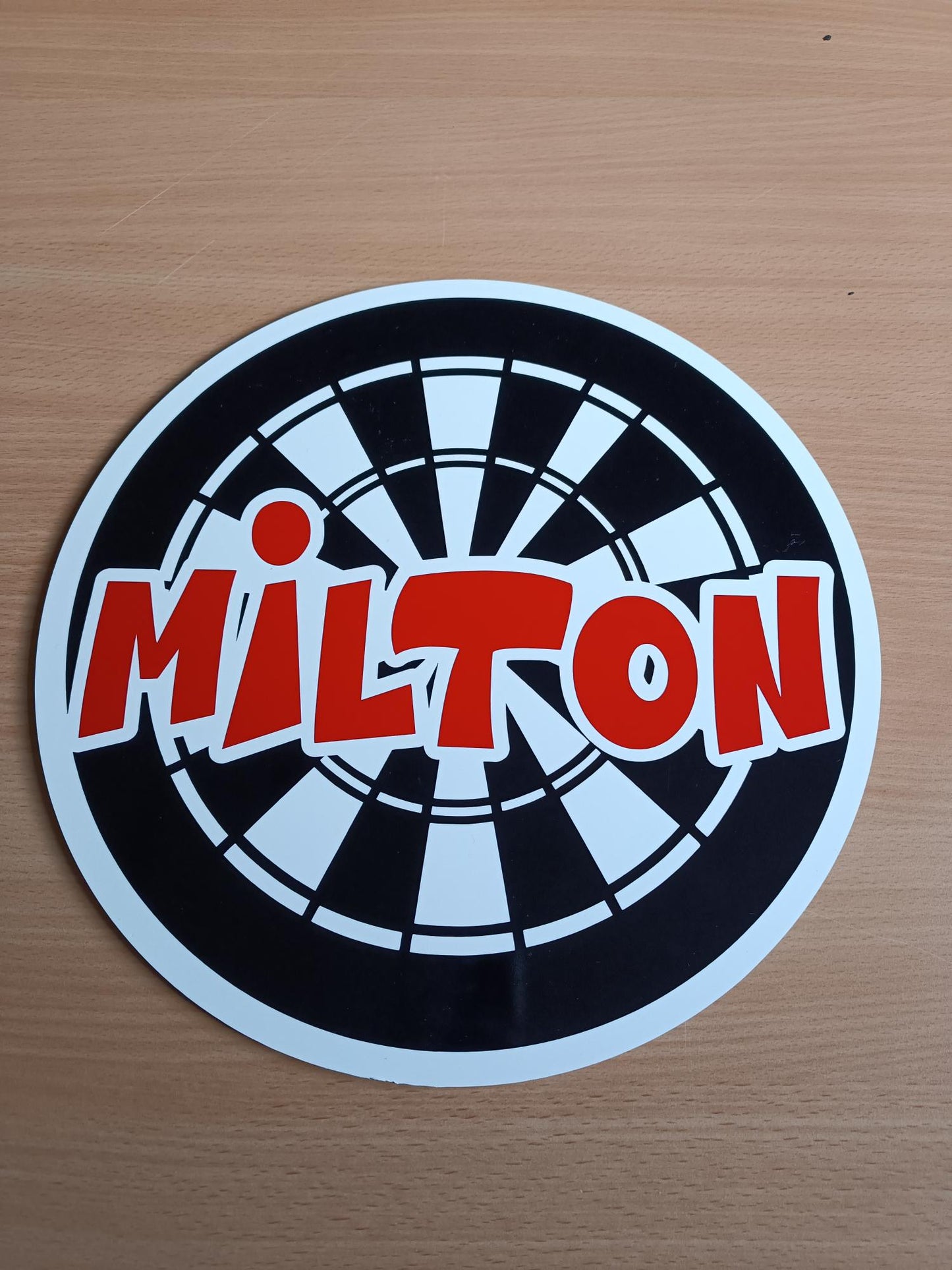 Personalised Dartboard Sign – 30cm Aluminum Composite ( ACM) Plaque for Man Cave, Garden Bar Decor