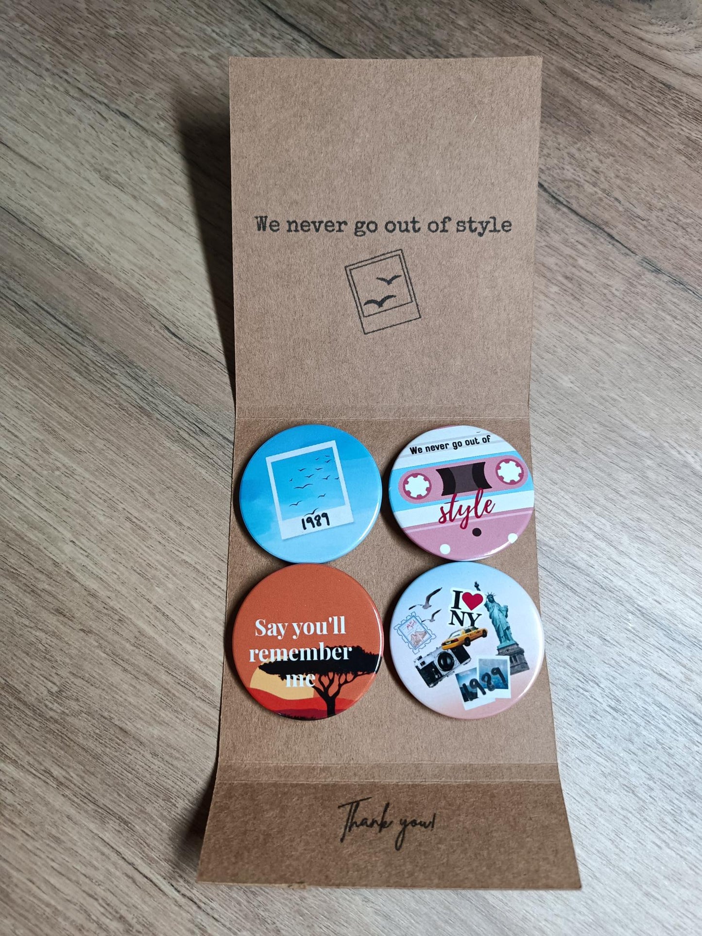 1989 Era Badge (4-Piece Set)– Fan-Inspired Collector Edition