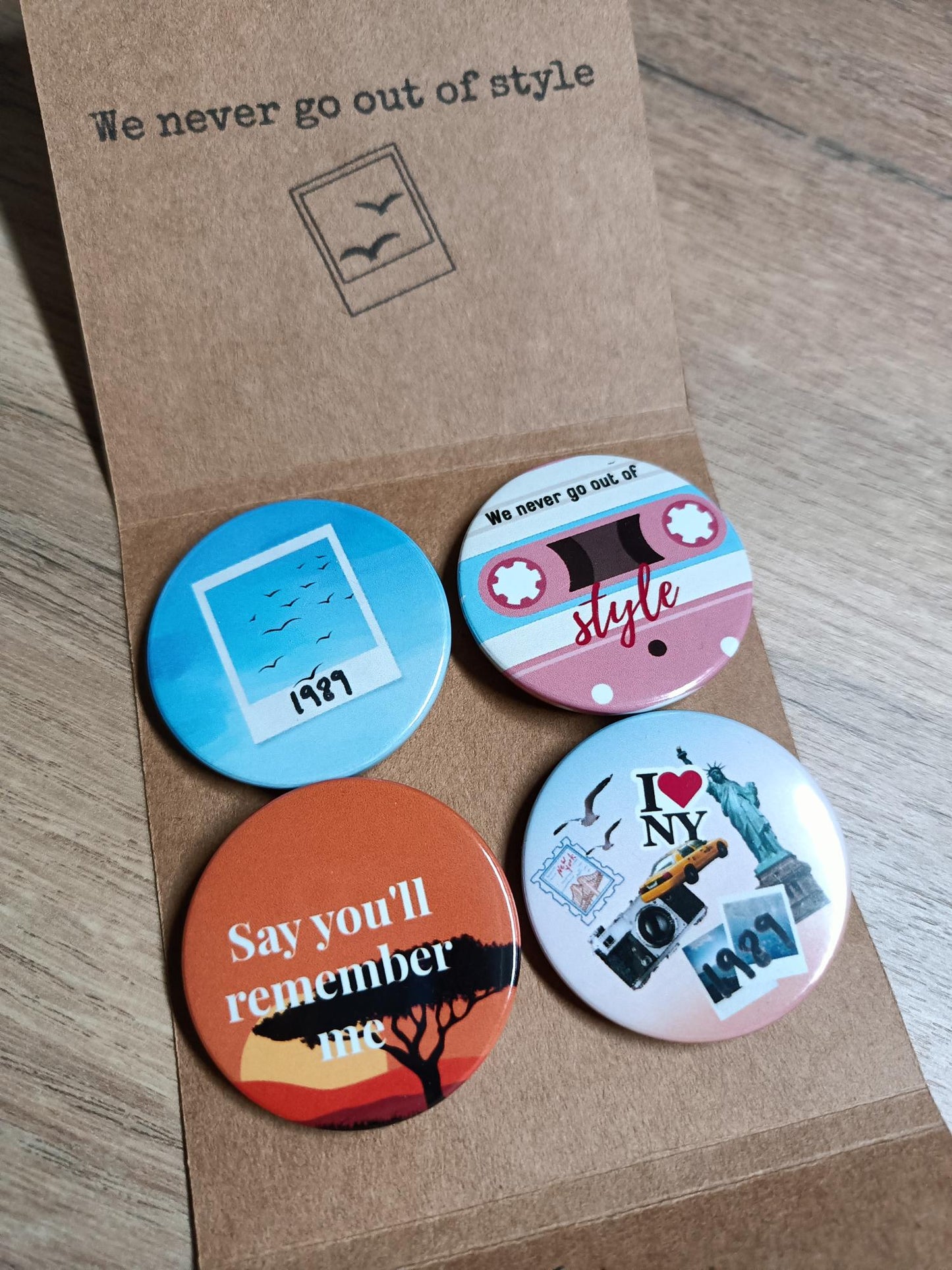 1989 Era Badge (4-Piece Set)– Fan-Inspired Collector Edition