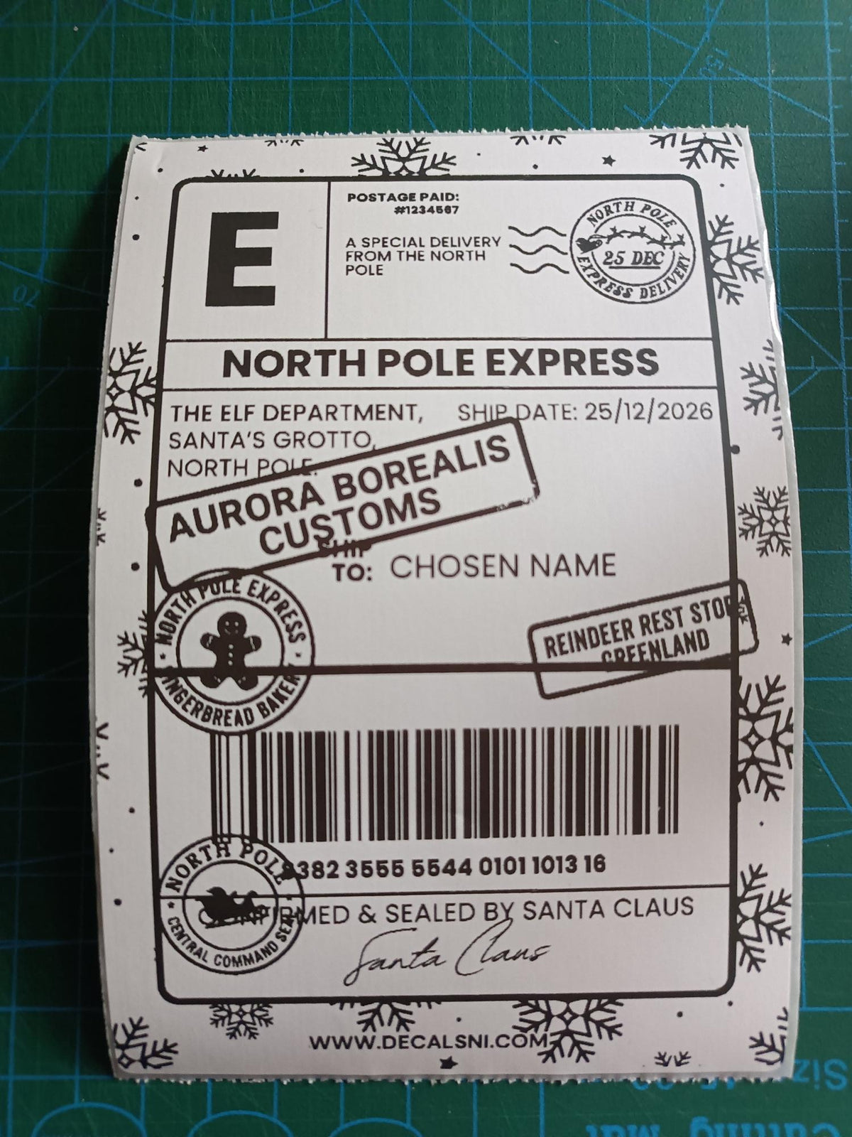 Personalised Christmas Postage Labels - Make It Personal!