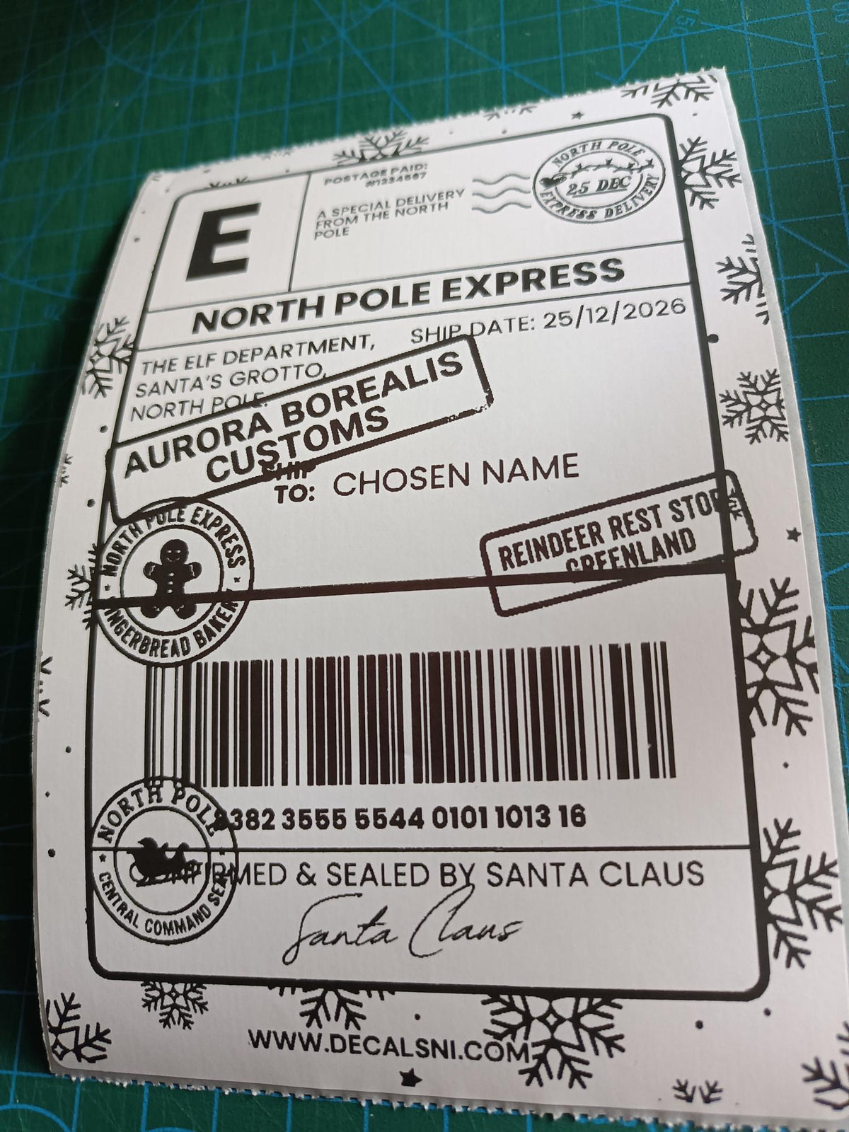 Personalised Christmas Postage Labels - Make It Personal!
