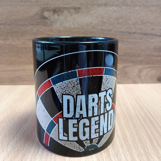Darts Legend Dartboard Ceramic Mug - Pub Banter & Secret Santa Gift (11oz)